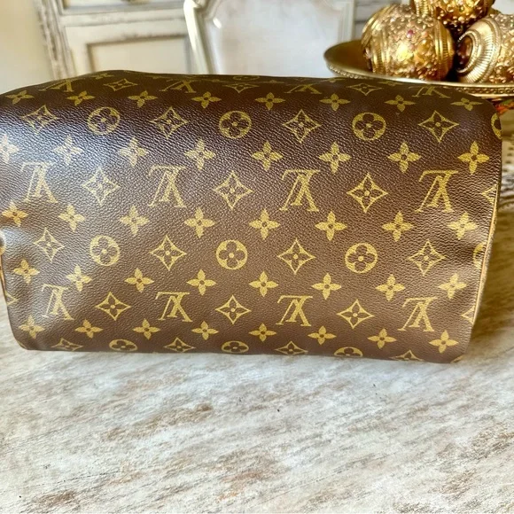 Louis Vuitton Monogram Brown speedy 30 - Picture 4 of 16